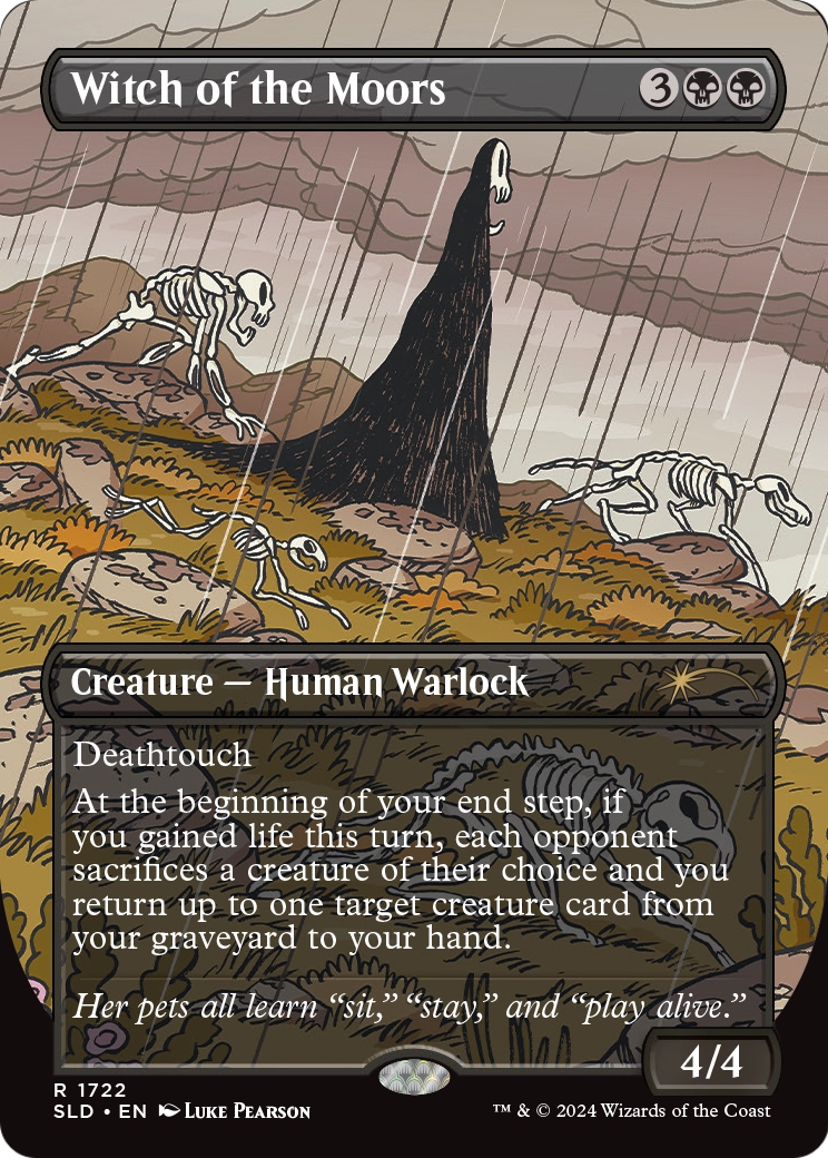 Image of Witch of the Moors (SLD-1722) - Secret Lair Drop (Borderless) Foil
