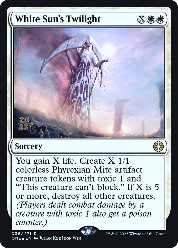 Image of White Sun's Twilight [Phyrexia: All Will Be One Prerelease Promos]