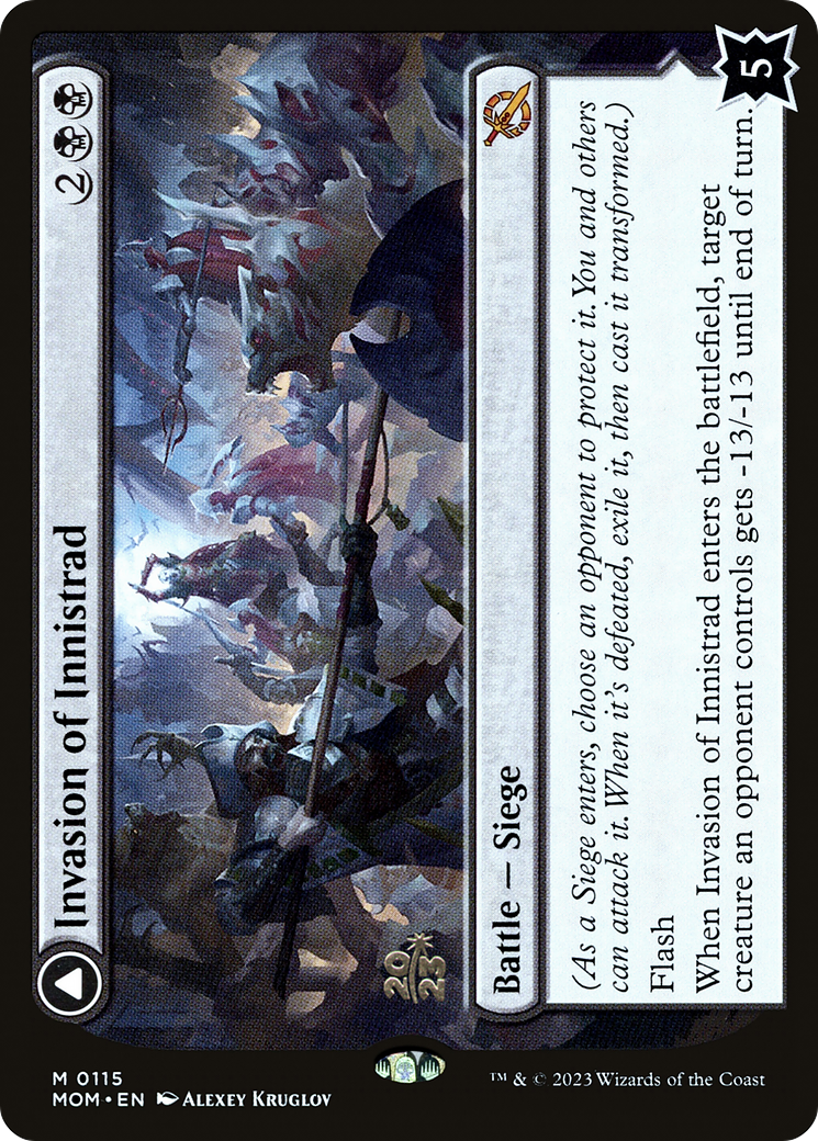 Image of Invasion of Innistrad // Deluge of the Dead [March of the Machine Prerelease Promos]