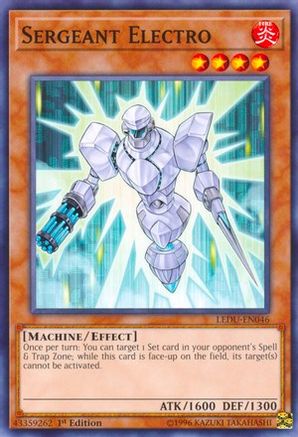 Image of Sergeant Electro [LEDU-EN046] Common