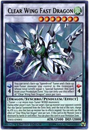 Image of Clear Wing Fast Dragon [YA02-EN001] Ultra Rare