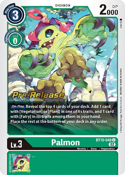 Image of Palmon [BT10-046] [Xros Encounter Pre-Release Cards]