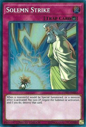 Image of Solemn Strike [COTD-ENSE2] Super Rare