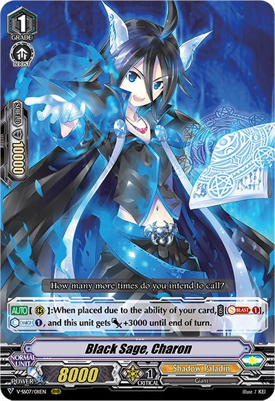 Image of Black Sage, Charon (V-SS07/011EN) [Clan Selection Plus Vol.1]