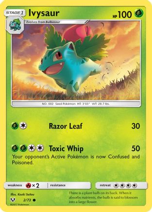 Image of Ivysaur (2/73) [Sun & Moon: Shining Legends]