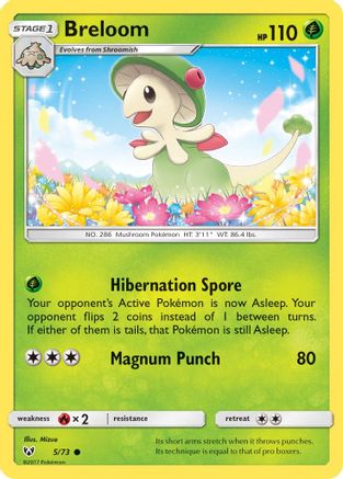 Image of Breloom (5/73) [Sun & Moon: Shining Legends]