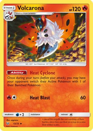 Image of Volcarona (13/73) [Sun & Moon: Shining Legends]