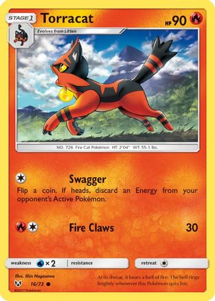 Image of Torracat (16/73) [Sun & Moon: Shining Legends]