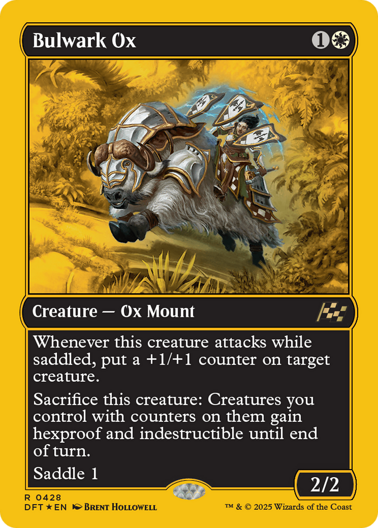 Image of Bulwark Ox (First-Place Foil) [Aetherdrift]