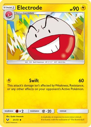 Image of Electrode (31/73) [Sun & Moon: Shining Legends]