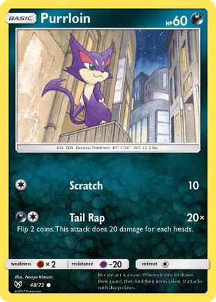 Image of Purrloin (48/73) [Sun & Moon: Shining Legends]