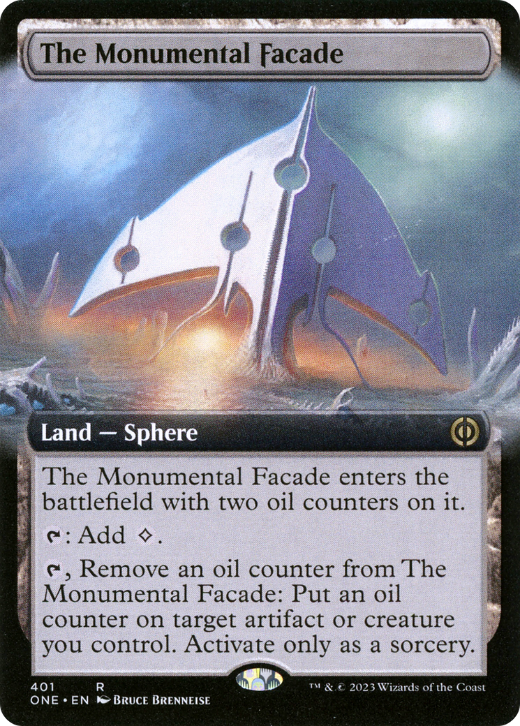 Image of The Monumental Facade (Extended Art) [Phyrexia: All Will Be One]