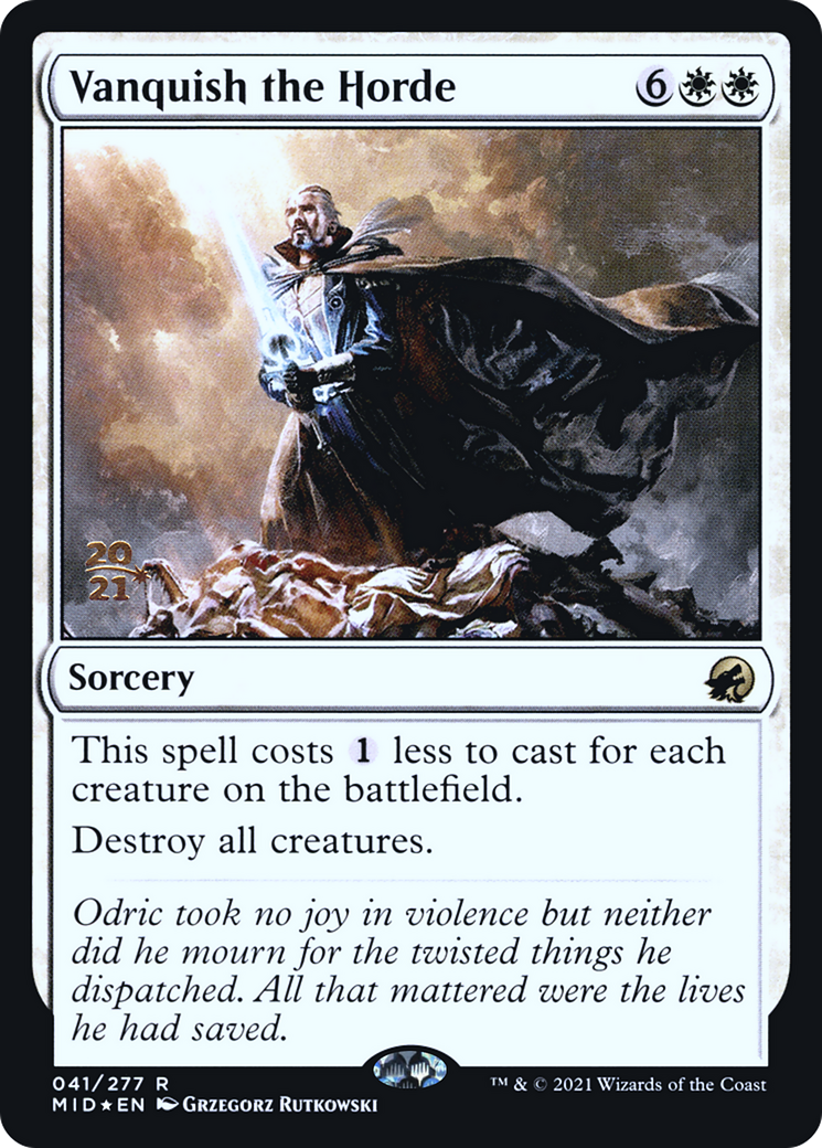 Image of Vanquish the Horde [Innistrad: Midnight Hunt Prerelease Promos]