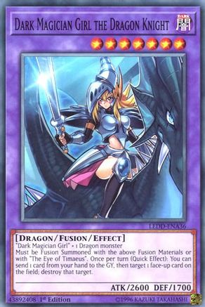 Image of Dark Magician Girl the Dragon Knight [LEDD-ENA36] Common