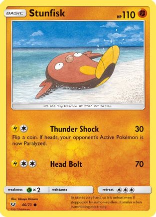 Image of Stunfisk (46/73) [Sun & Moon: Shining Legends]