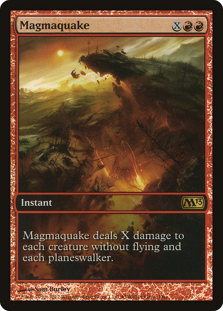 Image of Magmaquake (Game Day) [Magic 2013 Promos]