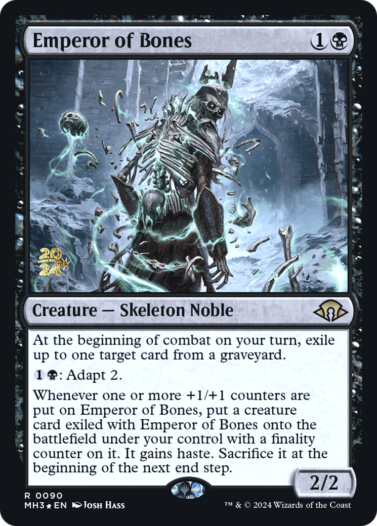 Image of Emperor of Bones [Modern Horizons 3 Prerelease Promos]