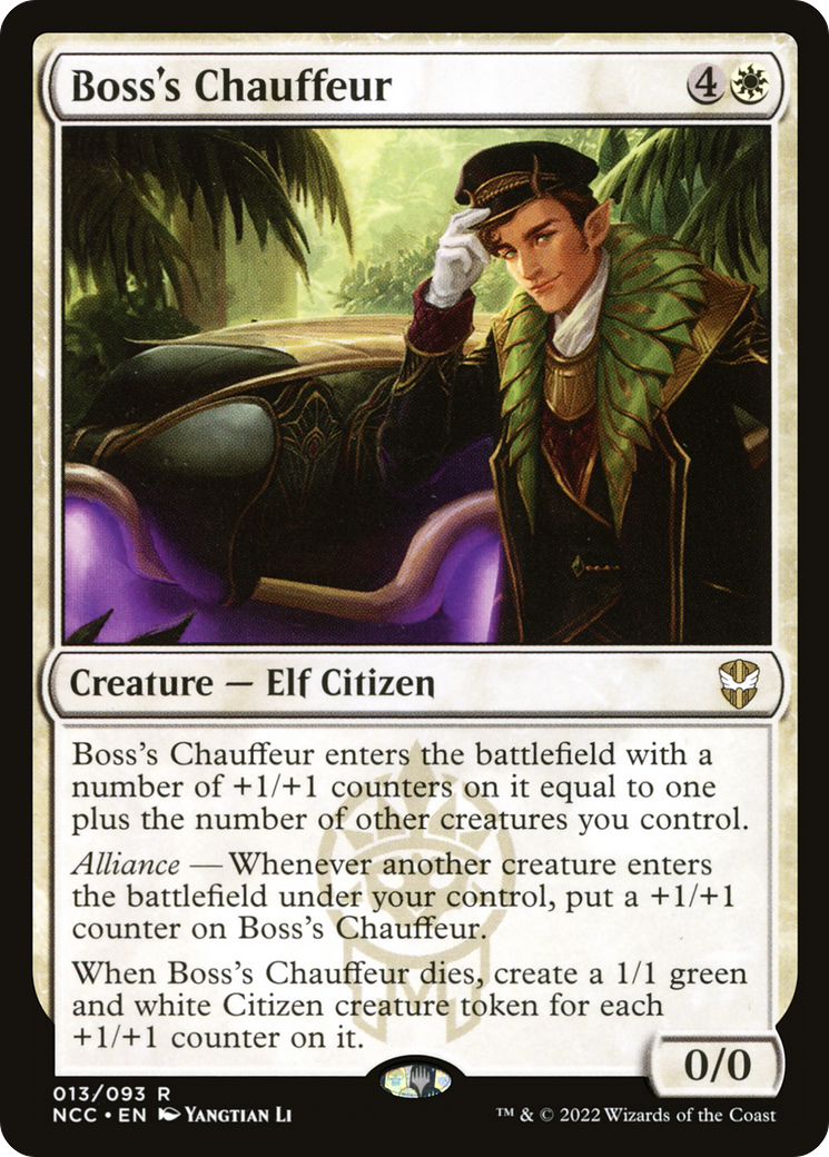 Image of Boss's Chauffeur [Streets of New Capenna Commander]