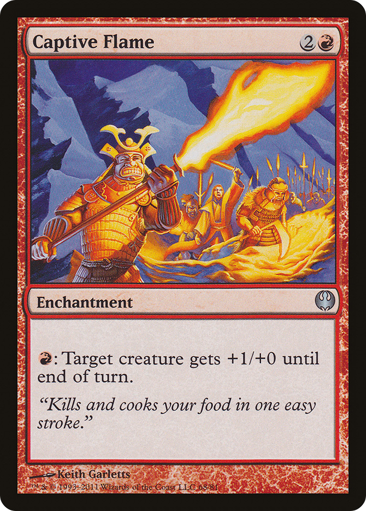 Image of Captive Flame [Duel Decks: Knights vs. Dragons]