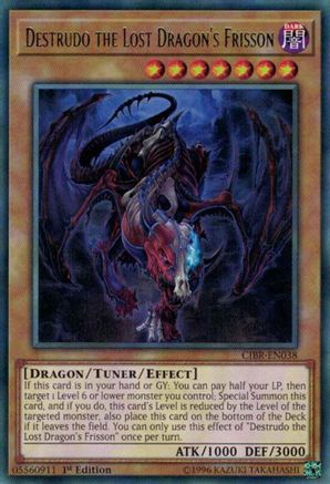 Image of Destrudo the Lost Dragon's Frisson [CIBR-EN038] Rare