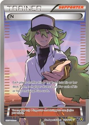Image of N (105a/124) (Alternate Art Promo) [XY: Fates Collide]