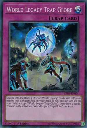 Image of World Legacy Trap Globe [CIBR-EN074] Super Rare