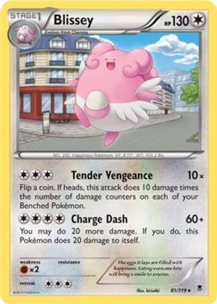 Image of Blissey (81/119) (Cosmos Holo) [XY: Phantom Forces]