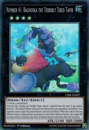 Image of Number 41: Bagooska the Terribly Tired Tapir [CIBR-EN097] Super Rare