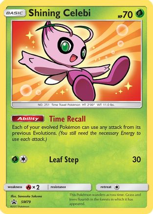 Image of Shining Celebi (SM79) [Sun & Moon: Black Star Promos]