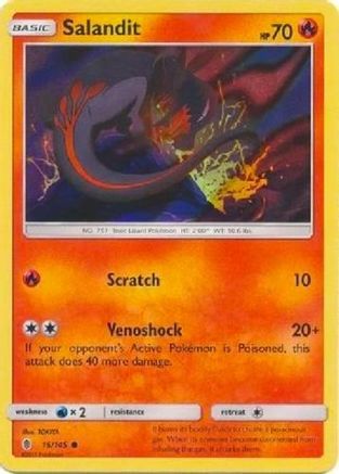 Image of Salandit (15/145) (Collection Promo) [Sun & Moon: Guardians Rising]