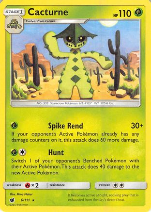 Image of Cacturne (6/111) [Sun & Moon: Crimson Invasion]