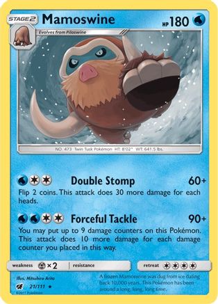 Image of Mamoswine (21/111) [Sun & Moon: Crimson Invasion]