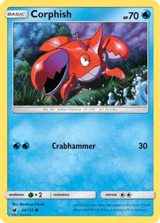 Image of Corphish (24/111) [Sun & Moon: Crimson Invasion]