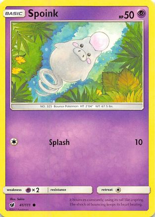 Image of Spoink (41/111) [Sun & Moon: Crimson Invasion]