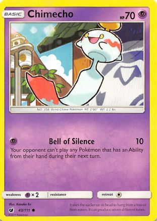 Image of Chimecho (43/111) [Sun & Moon: Crimson Invasion]