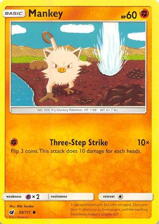 Image of Mankey (50/111) [Sun & Moon: Crimson Invasion]