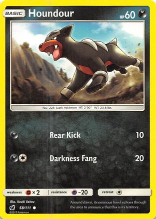 Image of Houndour (58/111) [Sun & Moon: Crimson Invasion]