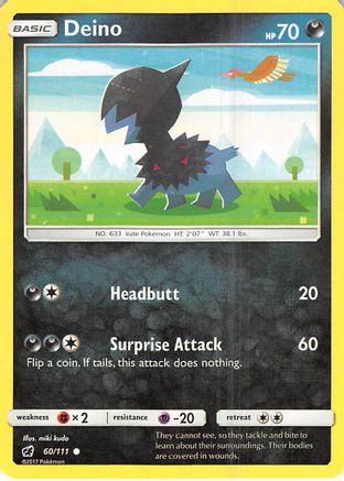 Image of Deino (60/111) [Sun & Moon: Crimson Invasion]