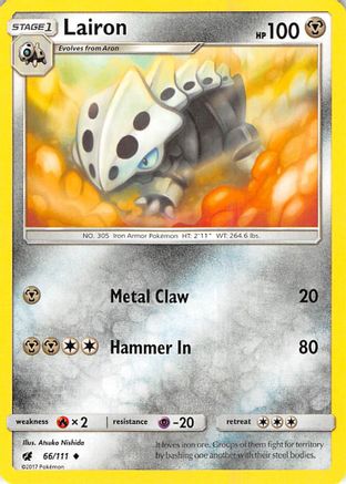 Image of Lairon (66/111) [Sun & Moon: Crimson Invasion]