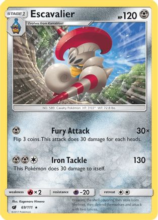 Image of Escavalier (69/111) [Sun & Moon: Crimson Invasion]