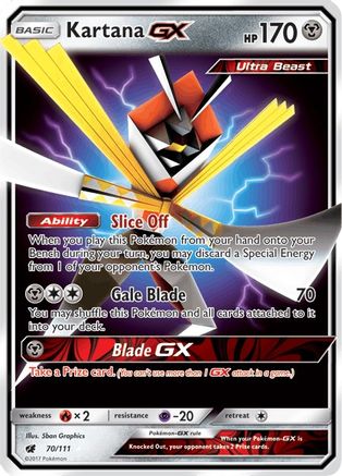 Image of Kartana GX (70/111) [Sun & Moon: Crimson Invasion]