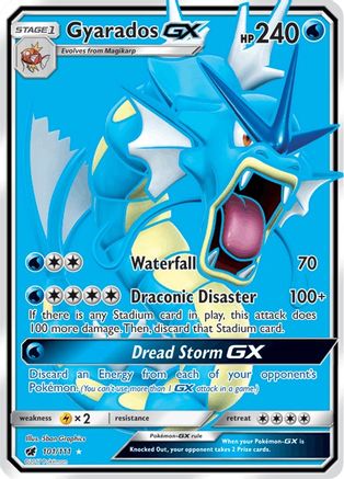 Image of Gyarados GX (101/111) [Sun & Moon: Crimson Invasion]