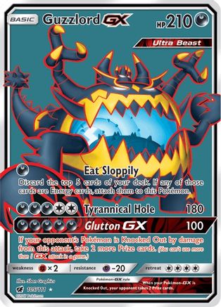 Image of Guzzlord GX (105/111) [Sun & Moon: Crimson Invasion]