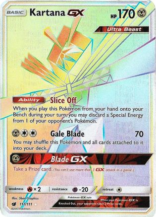 Image of Kartana GX (117/111) [Sun & Moon: Crimson Invasion]