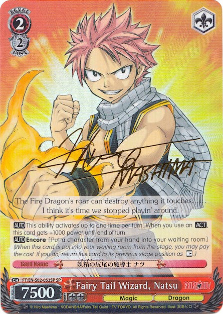 Image of Fairy Tail Wizard, Natsu (FT/EN-S02-053SP SP) [Fairy Tail ver.E]