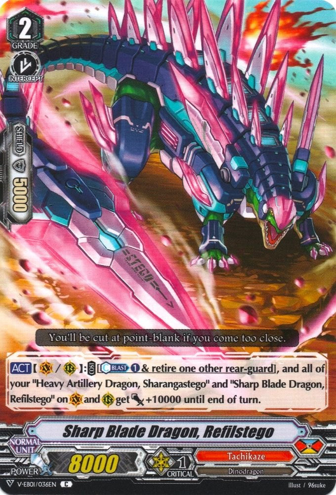 Image of Sharp Blade Dragon, Refilstego (V-EB01/036EN) [The Destructive Roar]