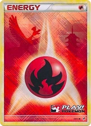 Image of Fire Energy (89/95) (Play Pokemon Promo) [HeartGold & SoulSilver: Call of Legends]