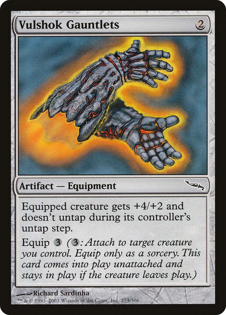Image of Vulshok Gauntlets [Mirrodin]