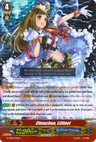 Image of Chouchou, Lillinel (RRR) (G-TD14/001EN) [Debut of the Divas]