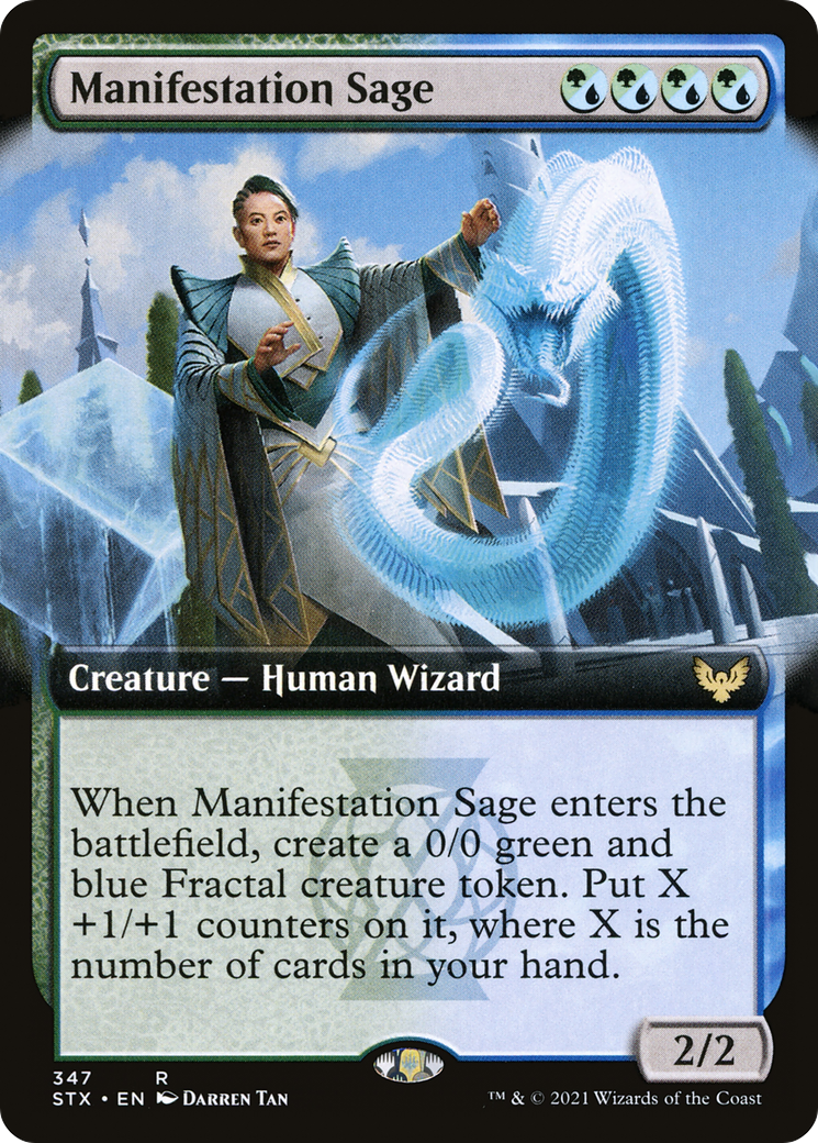 Image of Manifestation Sage (Extended Art) [Strixhaven: School of Mages]